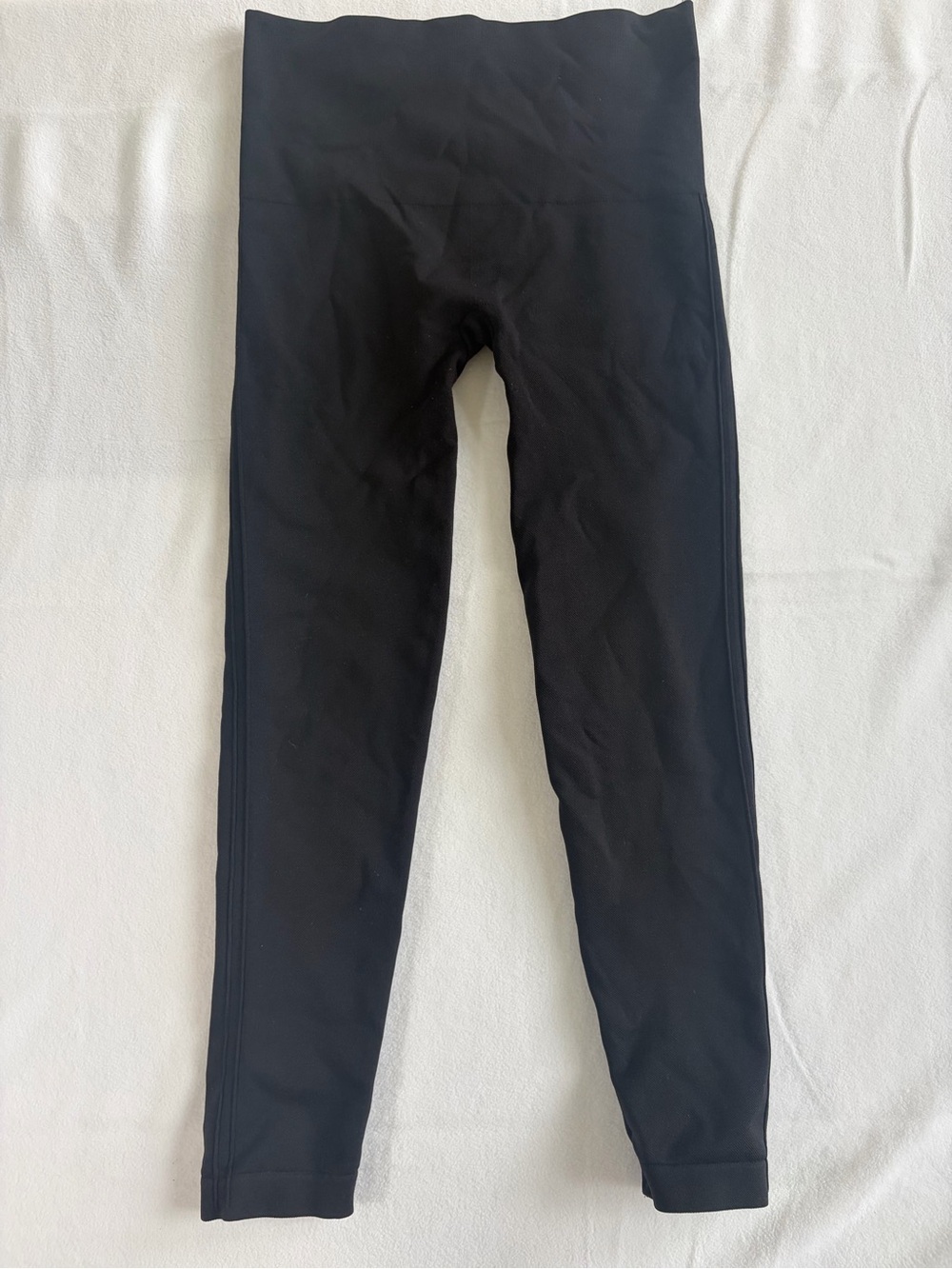 Spanx Black High-Waist Seamless Leggings